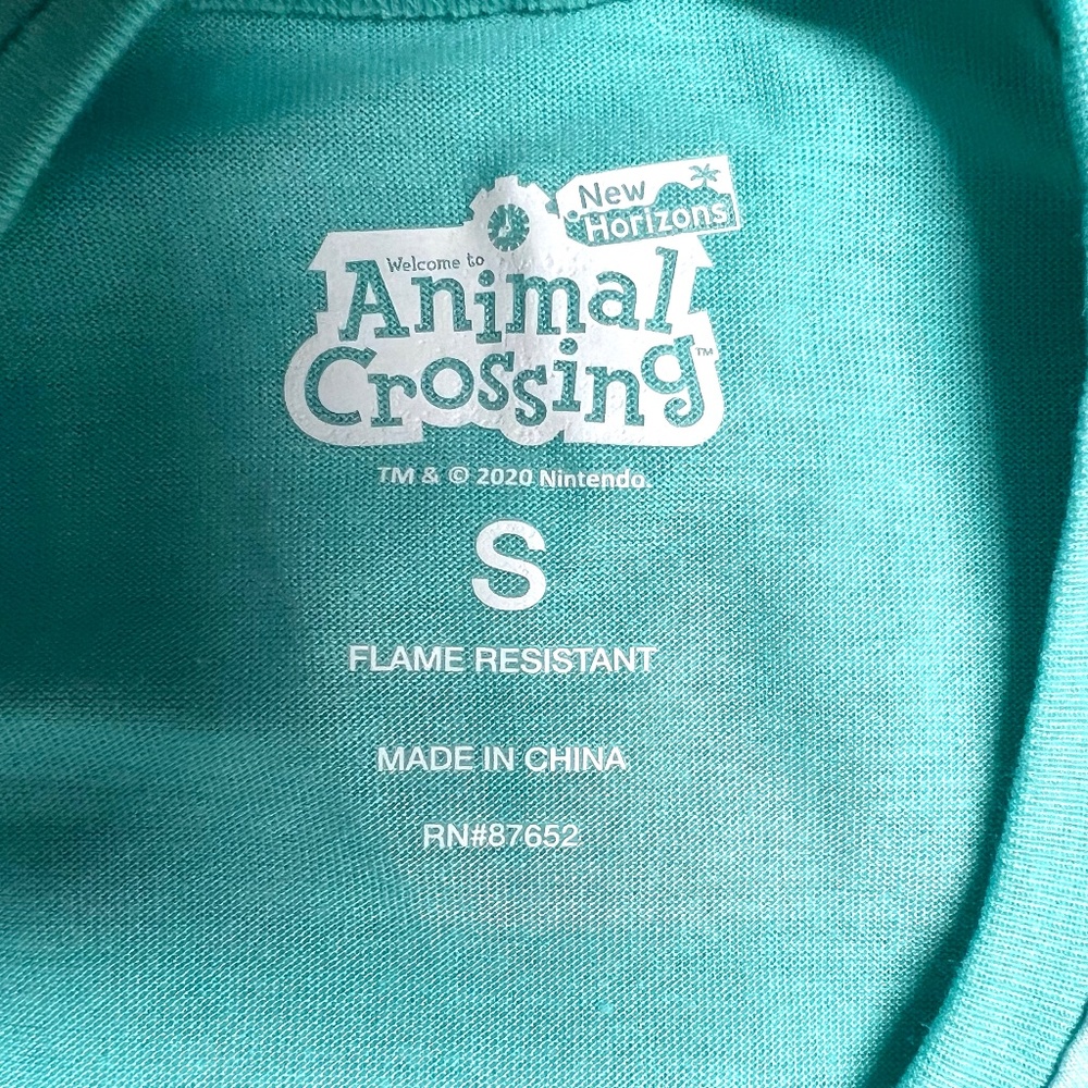 🏷️NWT🤩 |•ANIMAL CROSSING•| Cute Little PJs - Picture 2 of 6